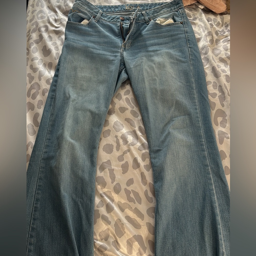 Kimes Ranch Light Blue Flare Jeans